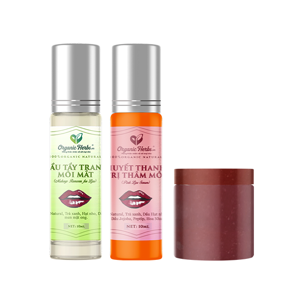 Bộ Thâm Môi - Dưỡng Môi Hồng Xinh - Special Lip Treatment Set - Pretty Pink Lips Care